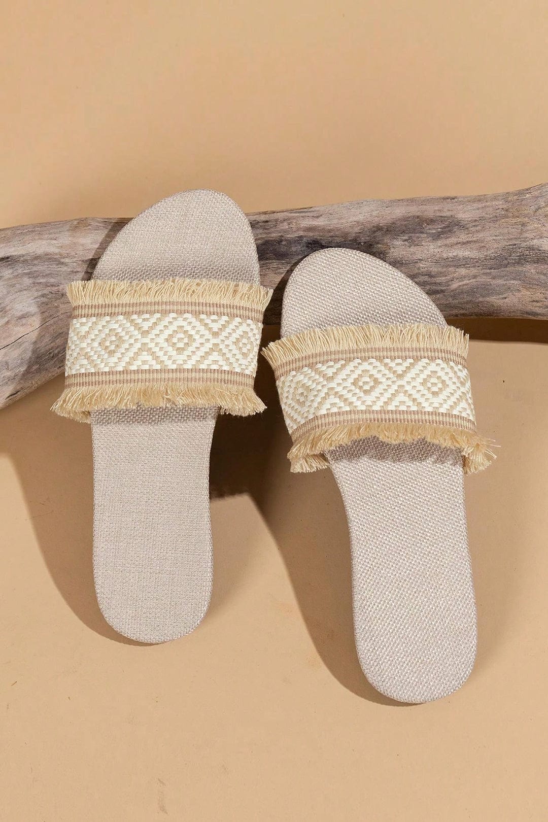 Strand-Sandalen mit Fransen
