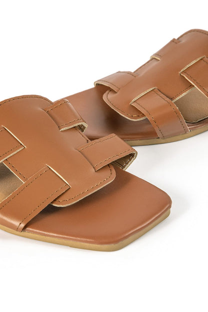Damen Slides Cut-Out-Design