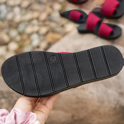 Norvielle Damen Sandalen Schick Leder