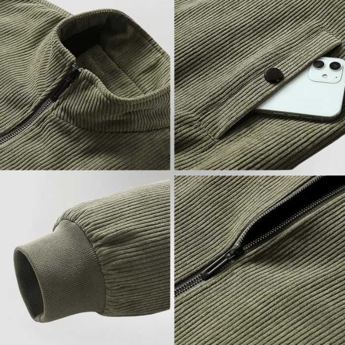 Finley Herren Cordjacke Fleecefutter