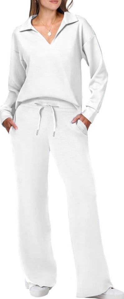 Damen Jogginganzug Set Pullover und Hose