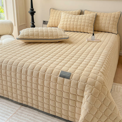 Weiche Tagesdecke Quadratisch Moderner Stil