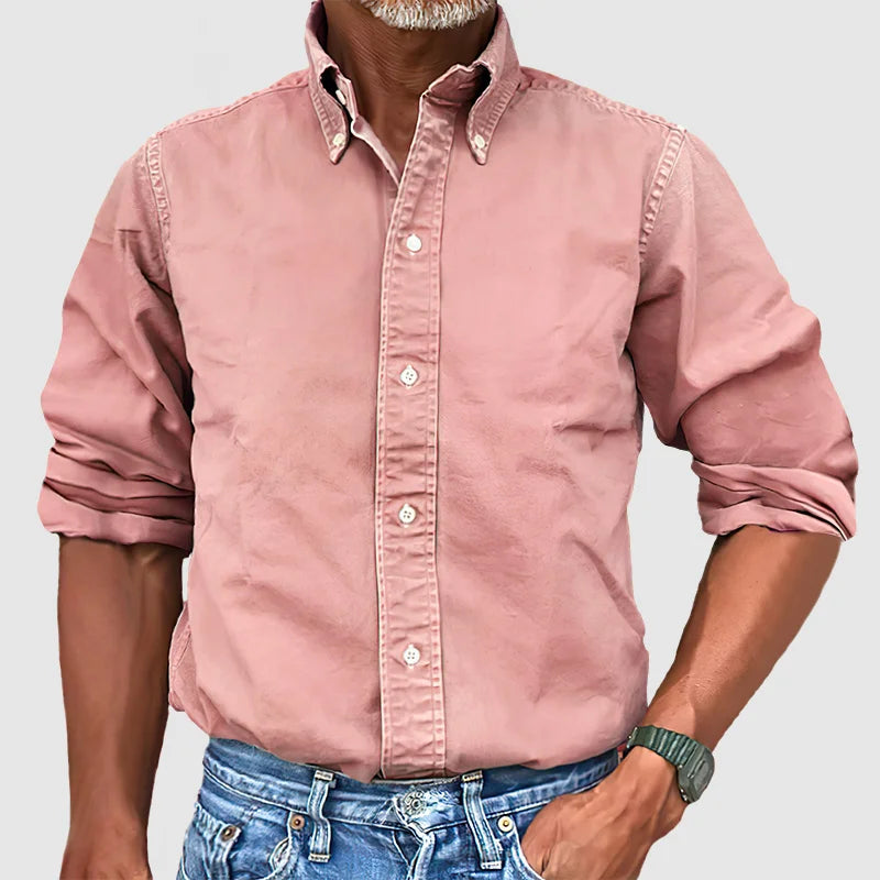 Vince Herrenhemd Vintage Used Look