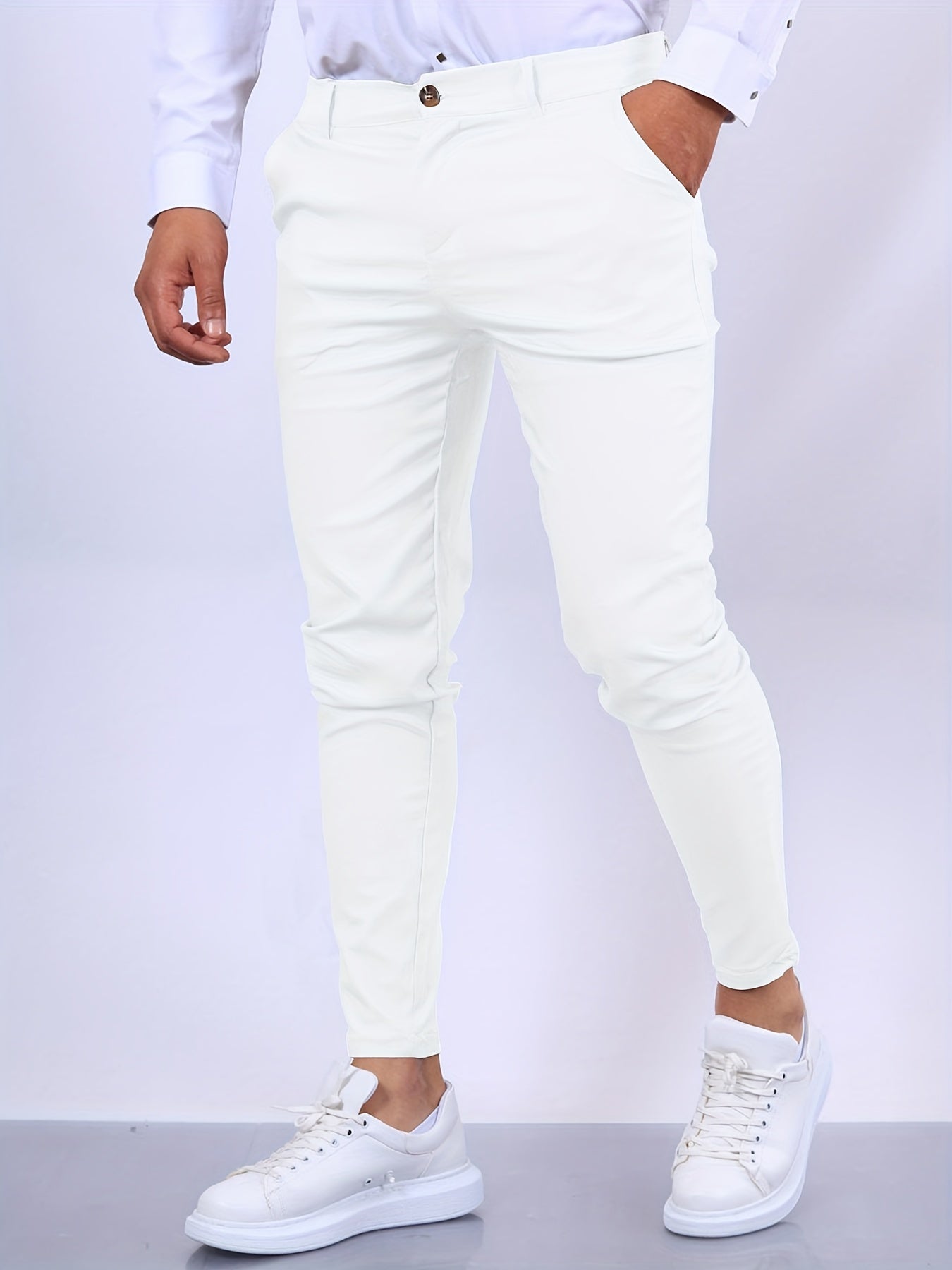 Herren Businesshosen Slim Fit