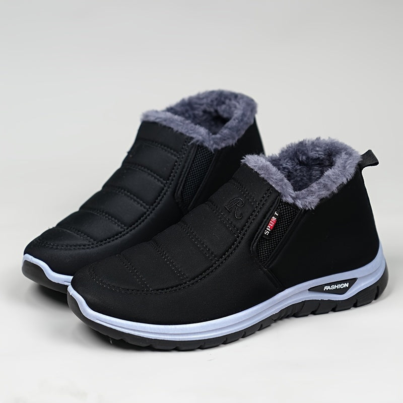 Herren Winterschuhe Elastik Mittelhoher Schnitt Warmfutter