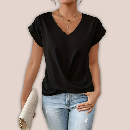 Norvielle Damen Übergröße Bluse Vintage Stil