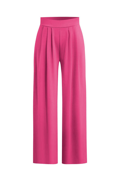 Elegantes Damen Zweiteiler-Set Crop- Palazzo-Hose