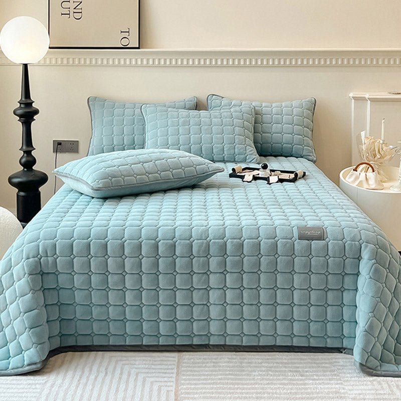Weiche Tagesdecke Quadratisch Moderner Stil