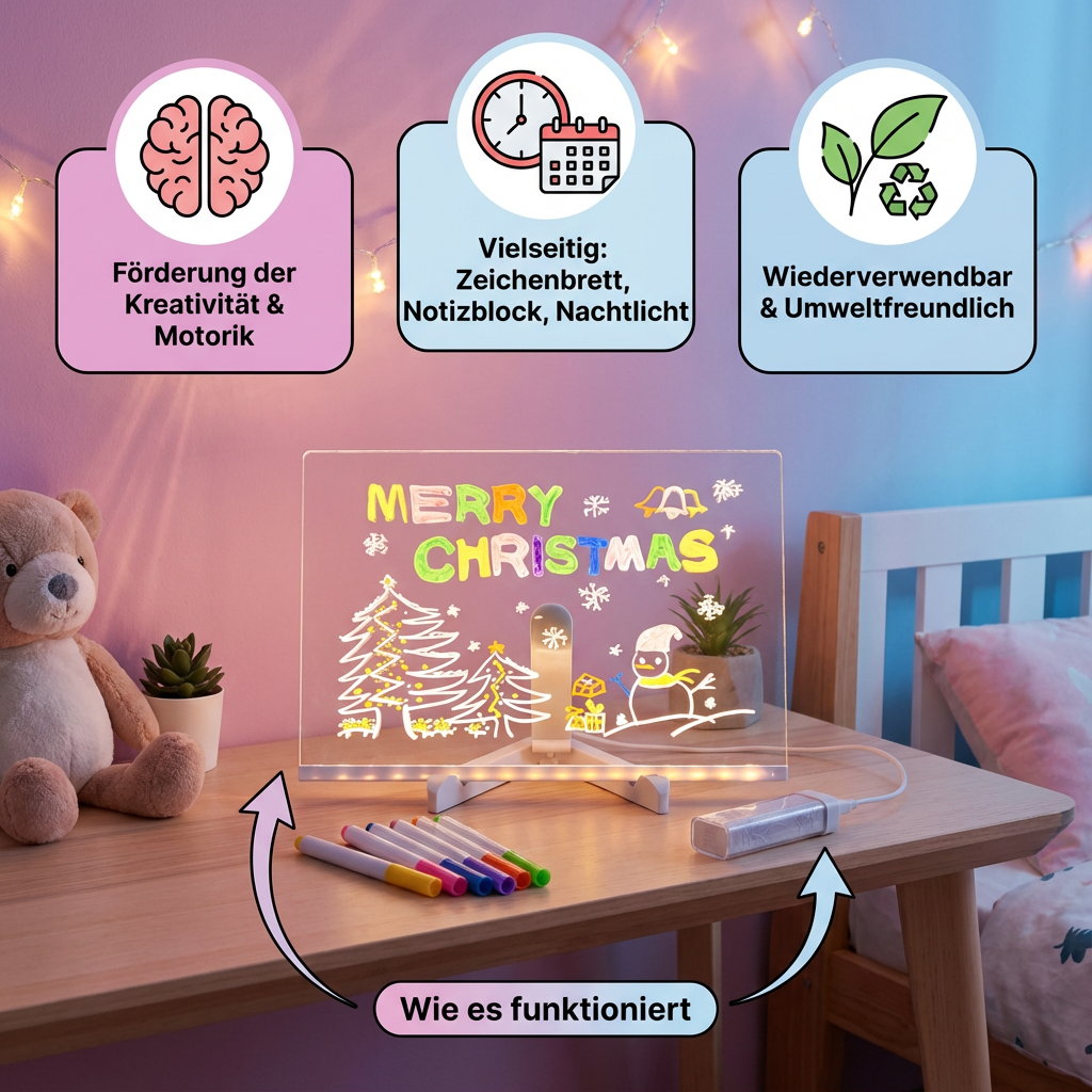 LED Zeichentablett Leuchtend Für Kinder