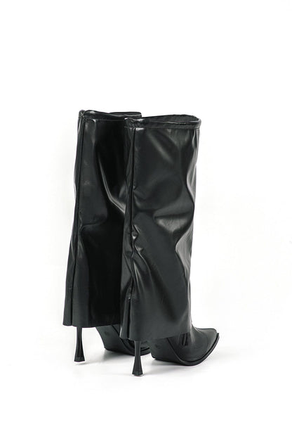 Damen Designer-Stiefel Oversized-Look
