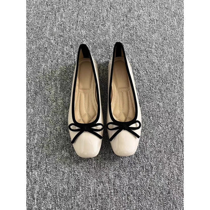 Damen Ballerinas Lackleder