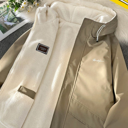 Gabriel Herren Kapuzenjacke Fleece Wendbar