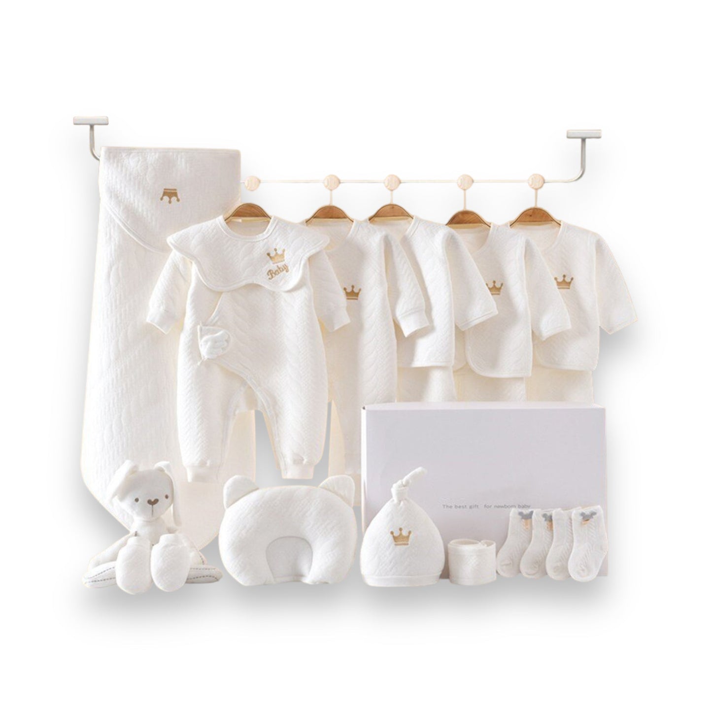 Baby Erstausstattungs-Set 100% Bio-Baumwolle Hypoallergen