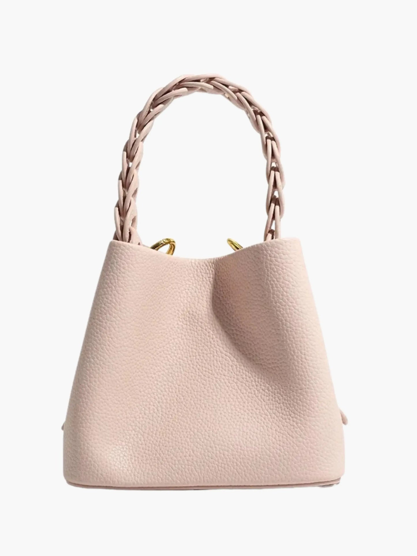 Yamina Damen Handtasche Strukturiert Geflochtener Griff - Norvielle
