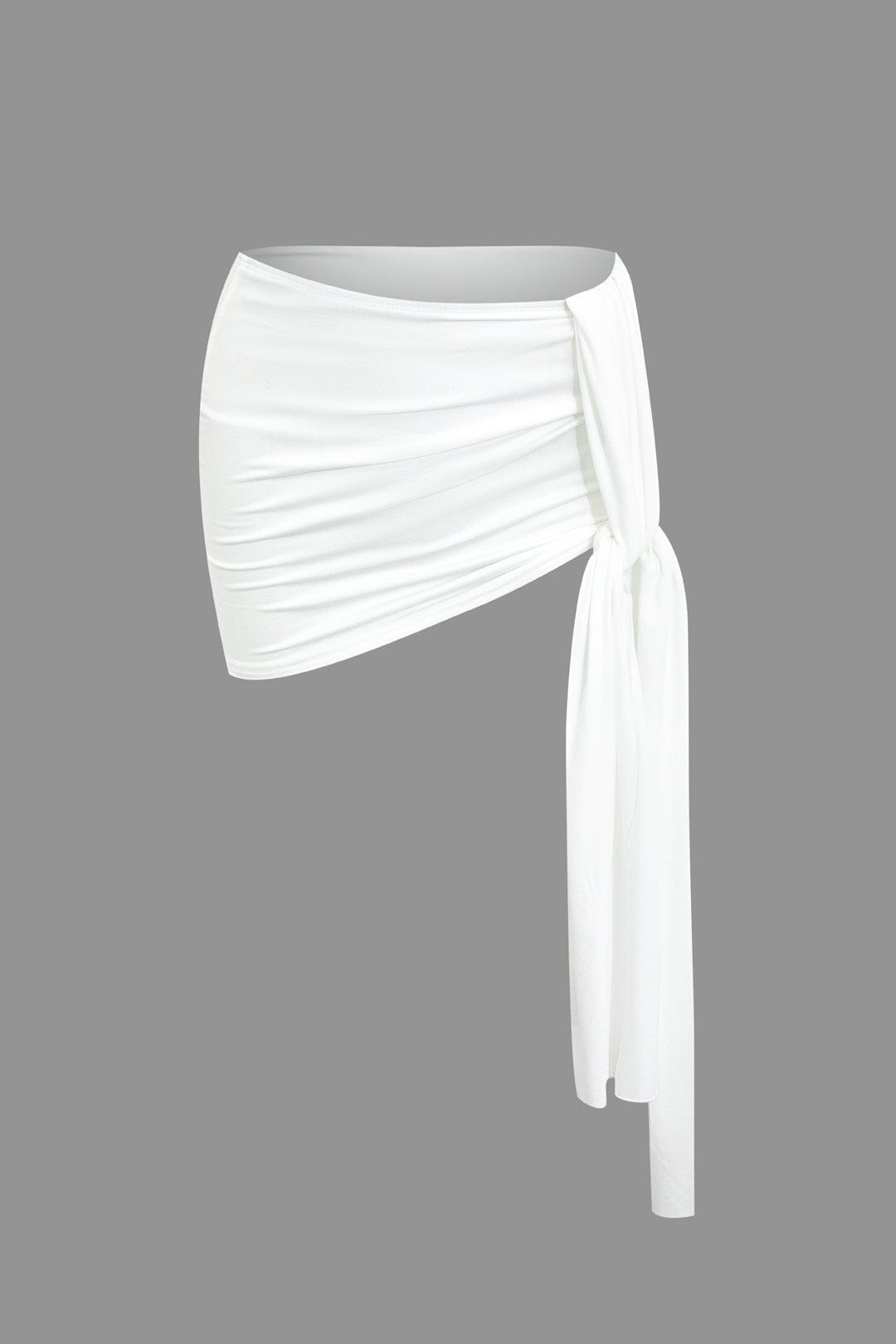 Damen One-Shoulder- und Minirock Set