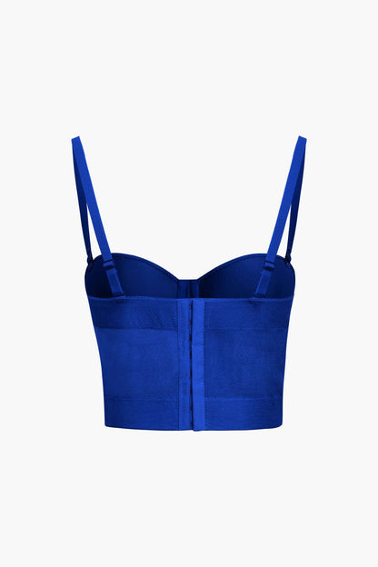 Damen Bustier- Figurbetonter Bügel-BH transparentes Mesh