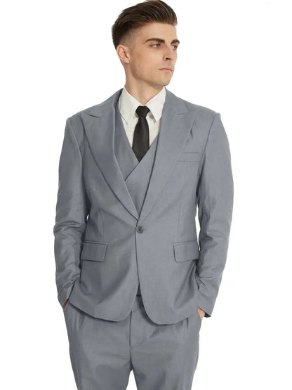 Herren Business-Anzug Blazer, Weste und Hose
