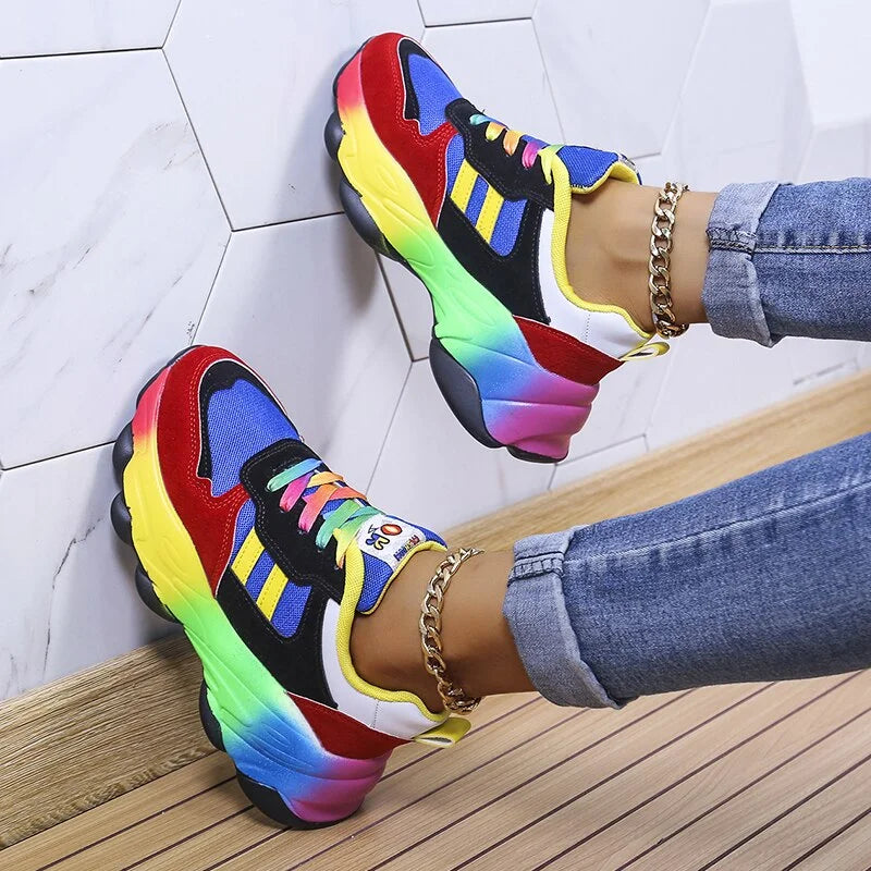 Damen Sneaker Sommer Leichtweiß - Norvielle