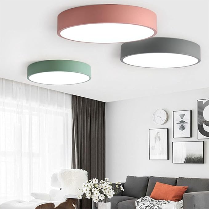 NordLuxe Runde LED-Deckenleuchte Skandinavisch
