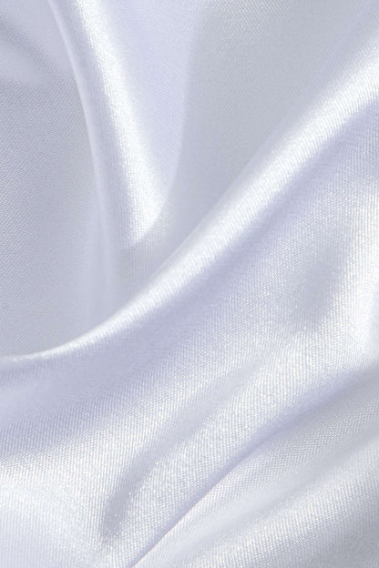 Elegante Damen Langarmbluse Seidiger Satin