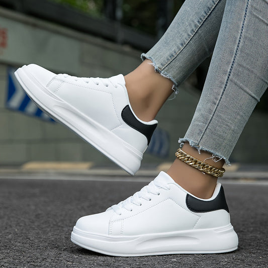Damen Sneakers Weiße Casual Schuhe - Norvielle