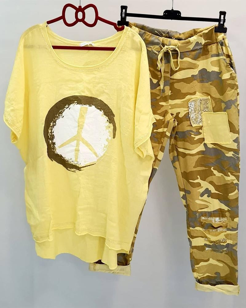 Damen Freizeitoutfit Set Trendy