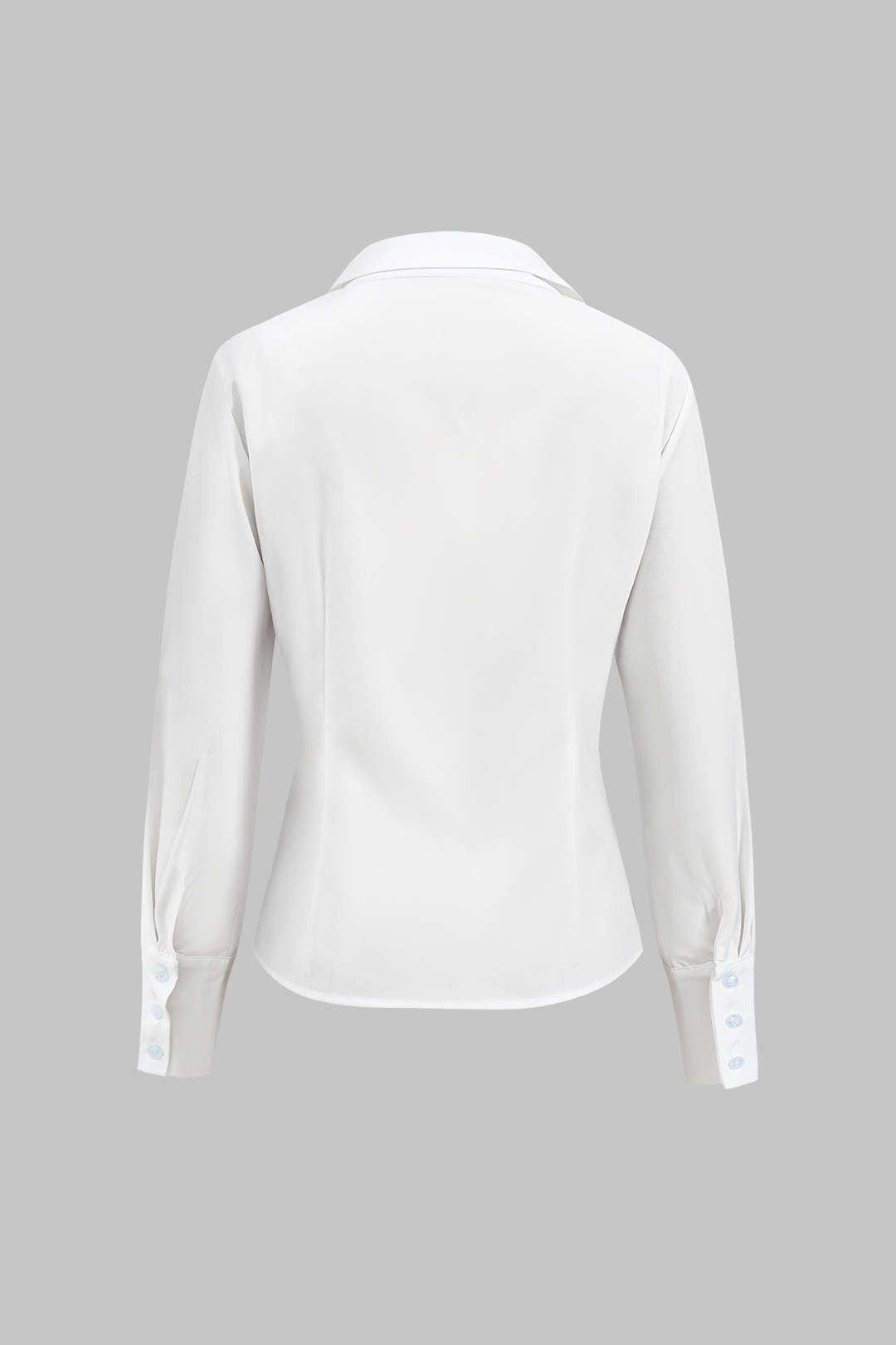 Damen Zweiteiler-Set Bluse Faltenrock Elegantes Design