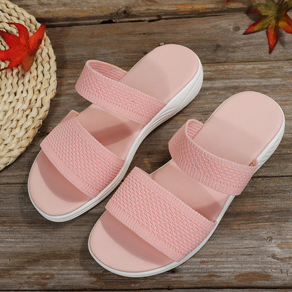 Damen Sandalen Leichte Komfortsandalen Elastisch
