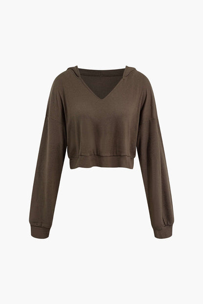 Damen Zweiteiler-Set Hoodie Midi-Kleid Lässig