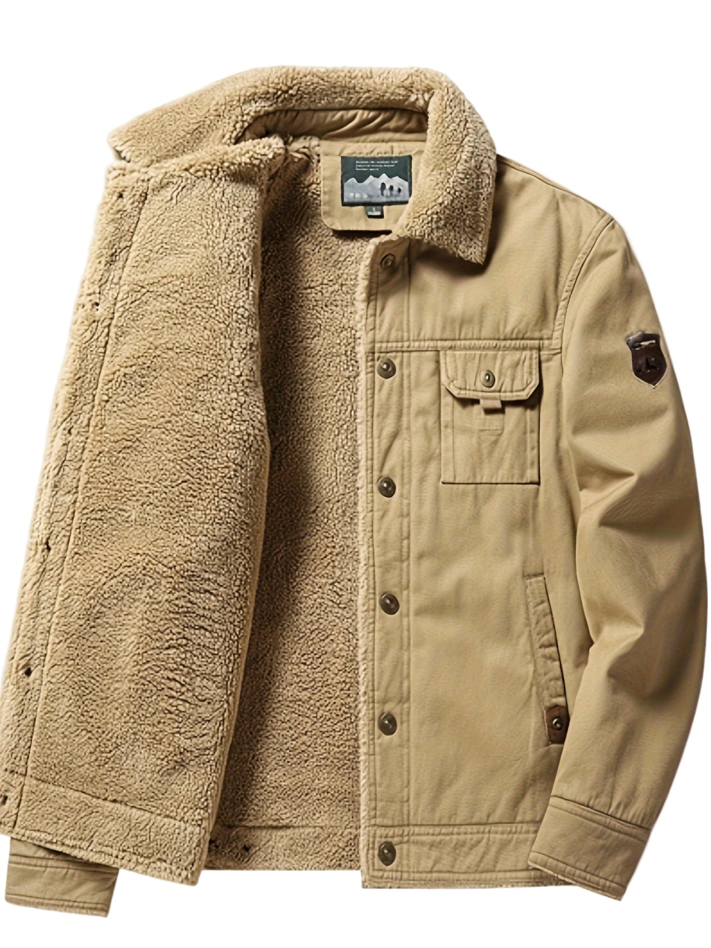 Herren Winterjacke Warm Wasserabweisend Mit Futter -> Herren