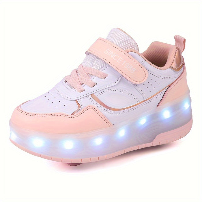 Kinder Rollersneaker LED Leuchtschuhe