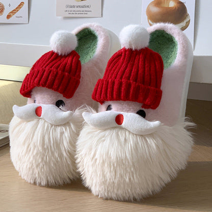 Weihnachtshausschuhe Warm Rot Weihnachtsmann Design
wird