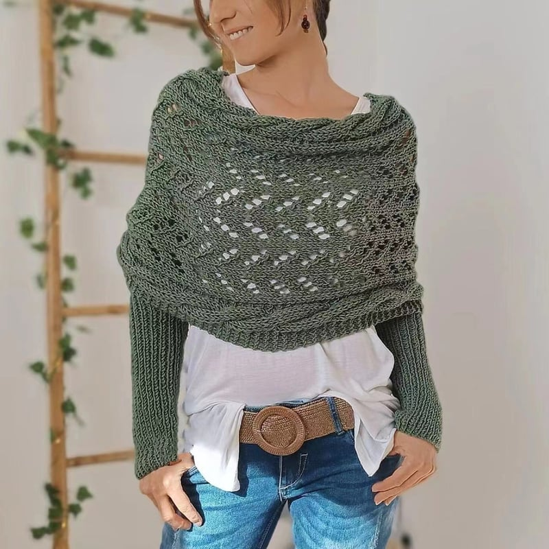 Norvielle Damen Strickschal Bequem