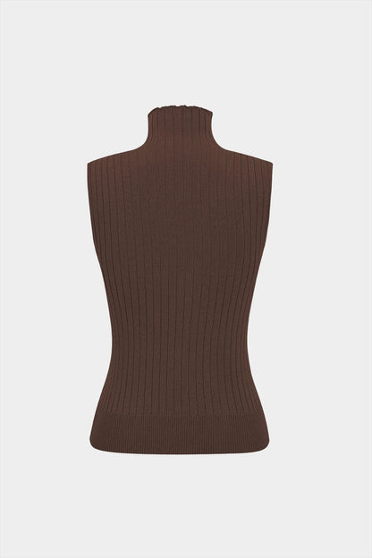 Damen Elegantes Strickset 3-teilig Gerippt