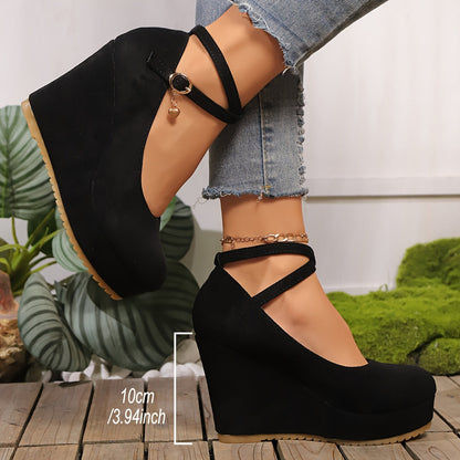 Norvielle Damen Schuhe Keilabsatz Elegantes Design