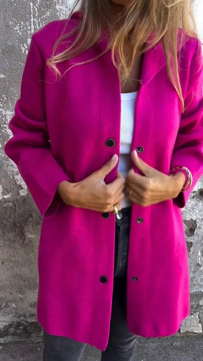 Norvielle Damen Cardigan Kapuze Lässig