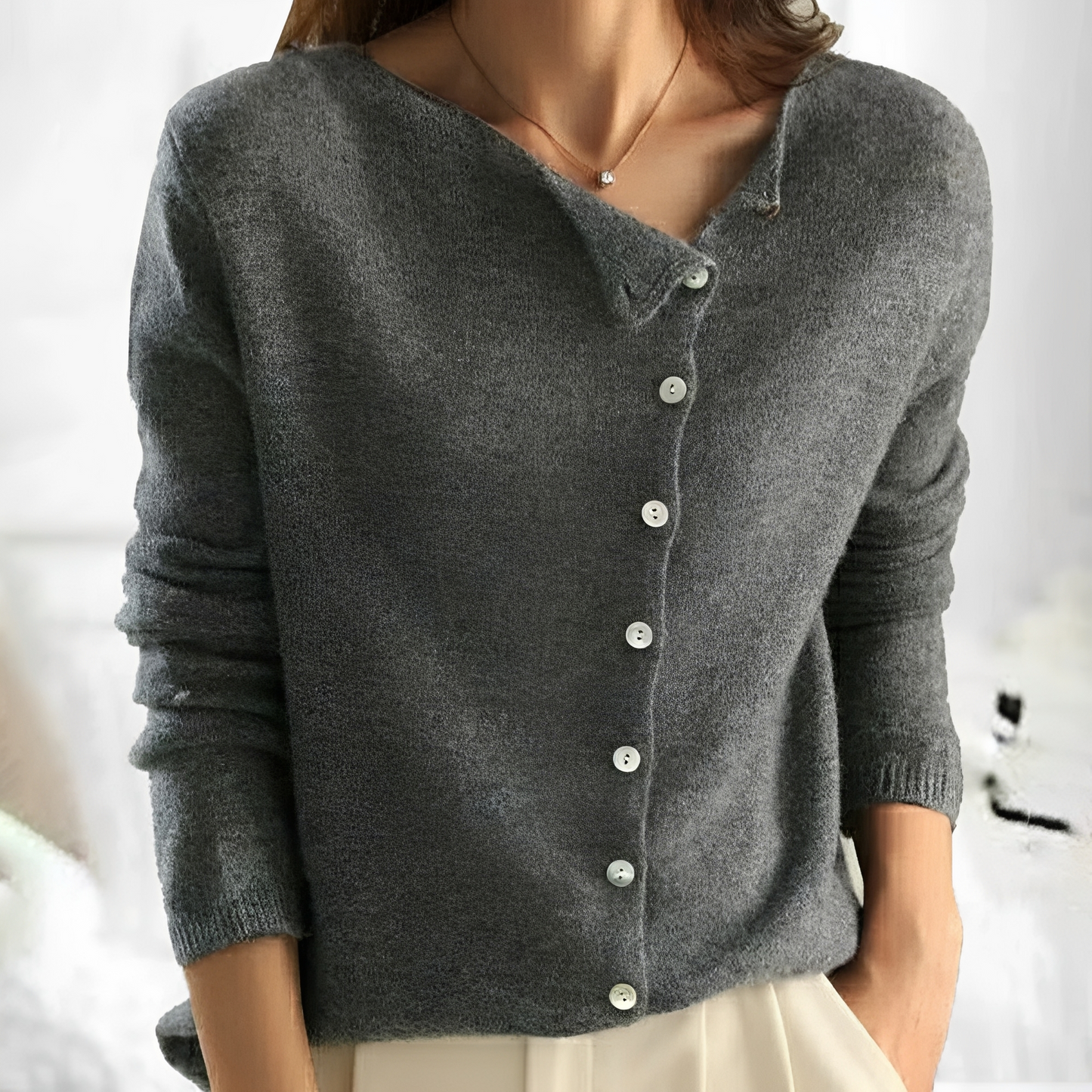Jessel Damen Cardigan Elegant Lang