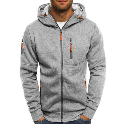 Kapuzen-Sweatshirt Mit Reißverschluss Sportlich