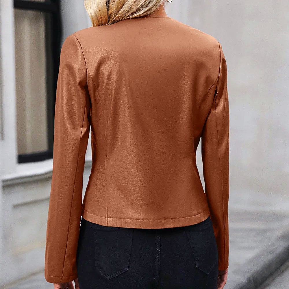 Kurzjacke Reißverschluss Modern Vielseitig