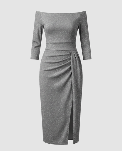 Damen Abendkleid Glänzend Elegant