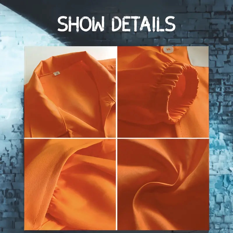 Gefangenenkostüm für Erwachsene Polyester