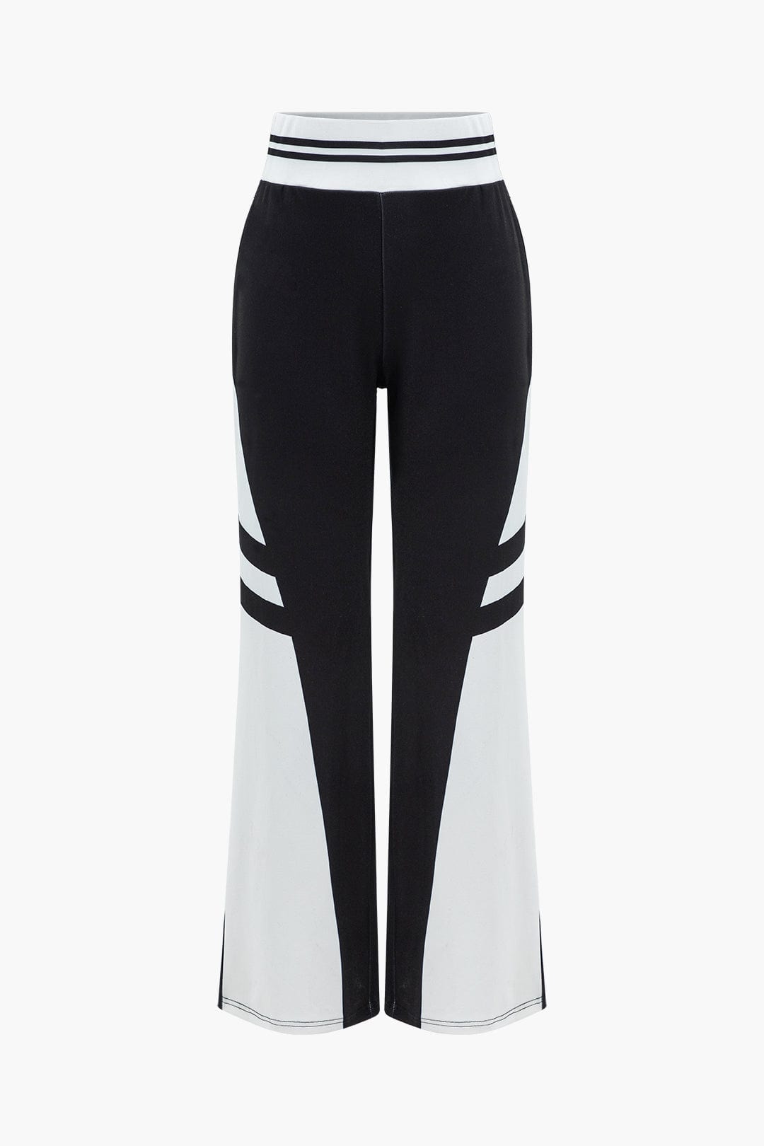Damen Sportliches Zweiteiler-Set Cropped-Jacke Weite Hose