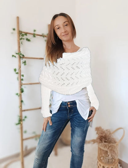 Norvielle Damen Strickschal Bequem