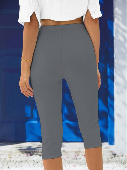Damen Leggings Bequem Elastisch