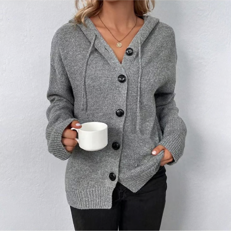 Damen Langstrickcardigan Warm
