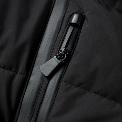 Damen Winterjacke Skijacke Gefüttert Mit Gürtel