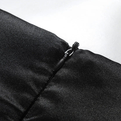 Elegantes Damen Abendkleid Mehrschichtig Seide