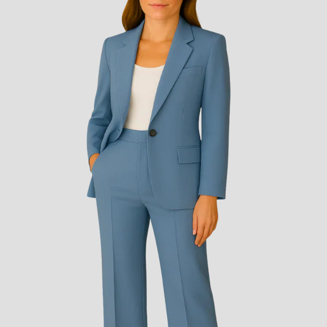 Damen Maßgeschneidertes Anzug-Set Langblazer und Hose