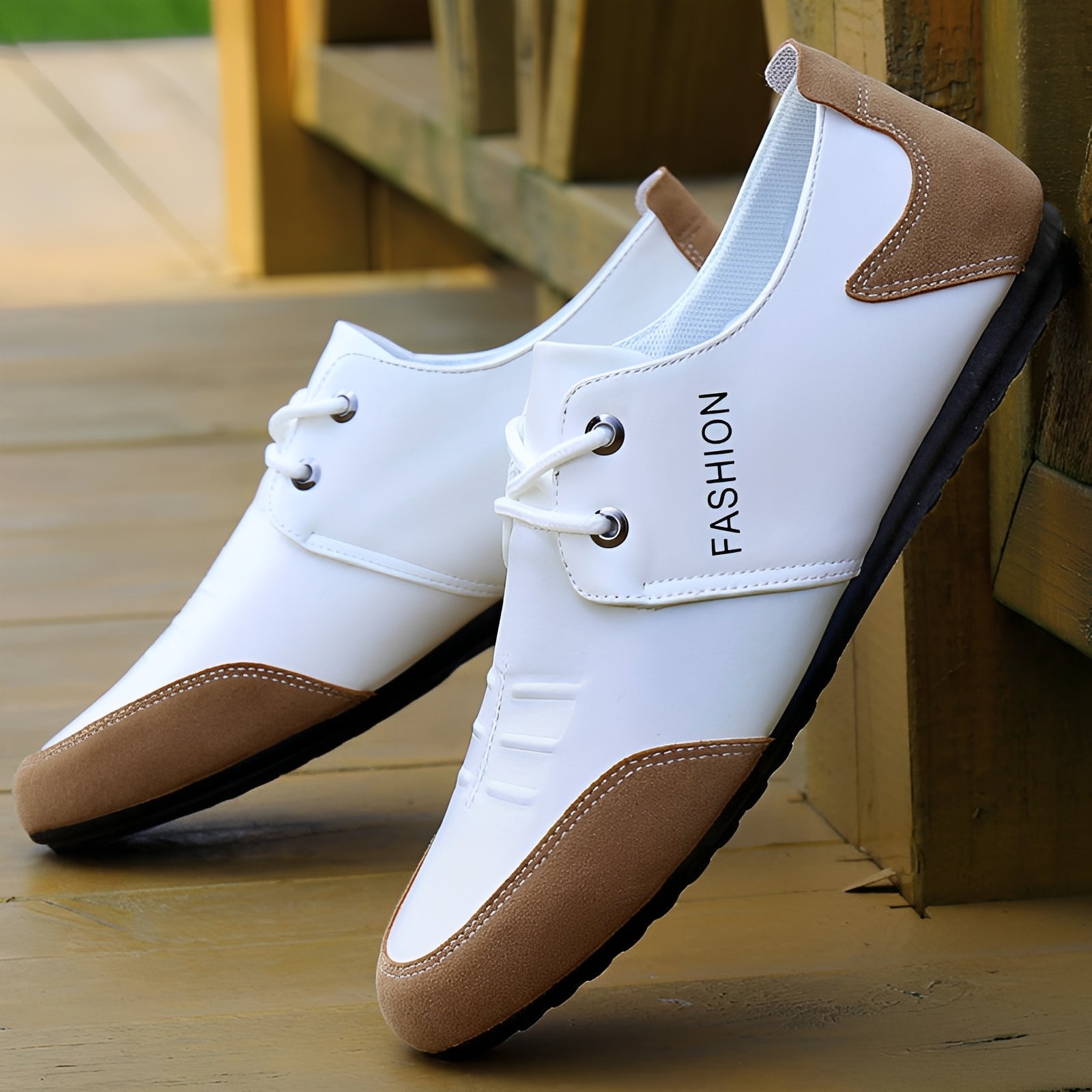 Herren Sommerschuhe Stilvoll Leder Braun - Norvielle