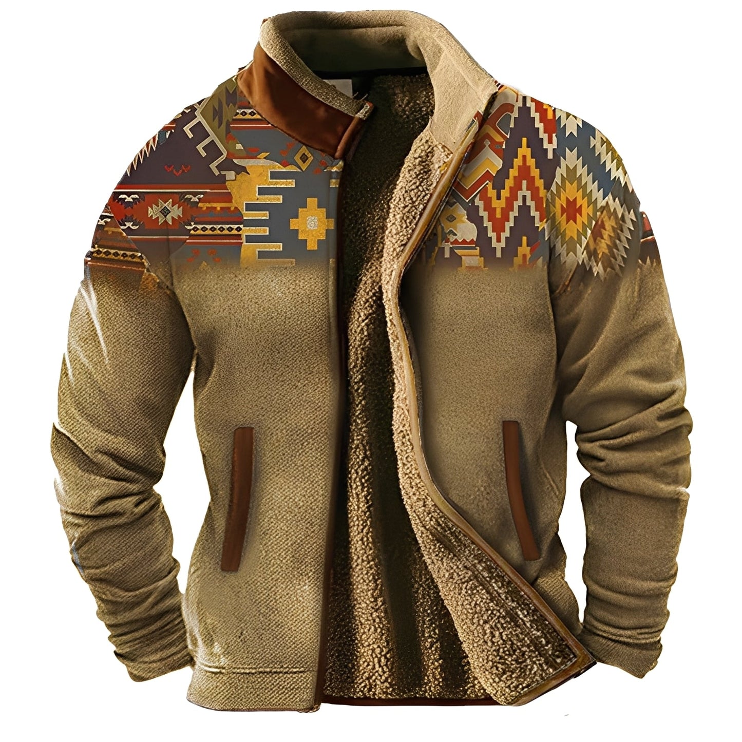 Aubert Herren Fleecejacke Outdoor Wasserdicht